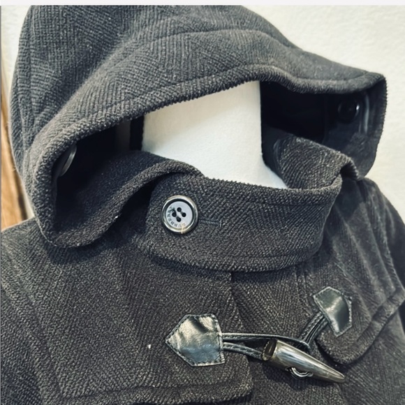 Authentic Black Toggle Coat - Picture 5 of 16